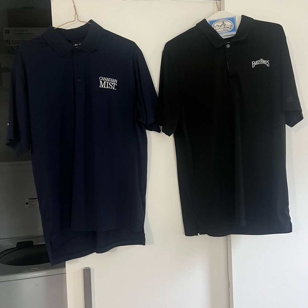 adidas Navy and Black Polo Shirt bundle